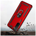 Red Military Kickstand Series Case - Samsung Galaxy S21 FE 5G by Zerodamage Sahara Case LLC
