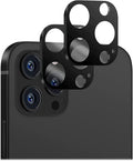 iPhone 14 Pro Max 6.7-inch Protection Kit Bundle - DualShock Series Case with Tempered Glass Screen and Camera Protector - Black by Zerodamage Sahara Case LLC