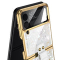 Inspire Series Marble Case with Ring - Samsung Galaxy Z Flip4 by Zerodamage Sahara Case LLC
