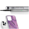 Inspire Series Purple Marble Case - iPhone 14 Pro - CP00352 by Zerodamage Sahara Case LLC