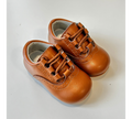 Alfie Lace-up Dress Shoe for Kids, Wide Toe Box by ozznekshoes