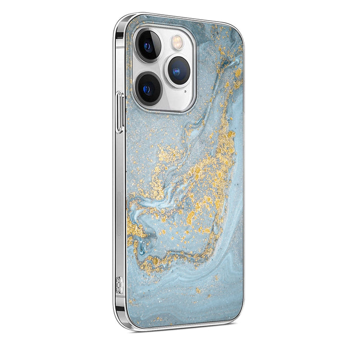 iPhone 15 Pro Max Blue Marble Case - Elegant Protection | Inspire Series by Zerodamage Sahara Case LLC