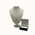 RH Macy Cubic Zirconia Initial 18 Pendant Necklace in Sterling Silver, Letter E by Vanessa Jane