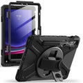 Raider X Series Heavy Duty Hand Strap Case - Galaxy Tab S10 Lite (2025), S10 FE, Tab S8, Tab S9, and Tab S9 FE by Zerodamage Sahara Case LLC