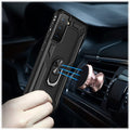 Black Military Kickstand Series Case - Samsung Galaxy S21 FE 5G by Zerodamage Sahara Case LLC