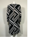 I.N.C. Petite Placed-Print Bell-Sleeve Dress, Size Petite Medium by Vanessa Jane