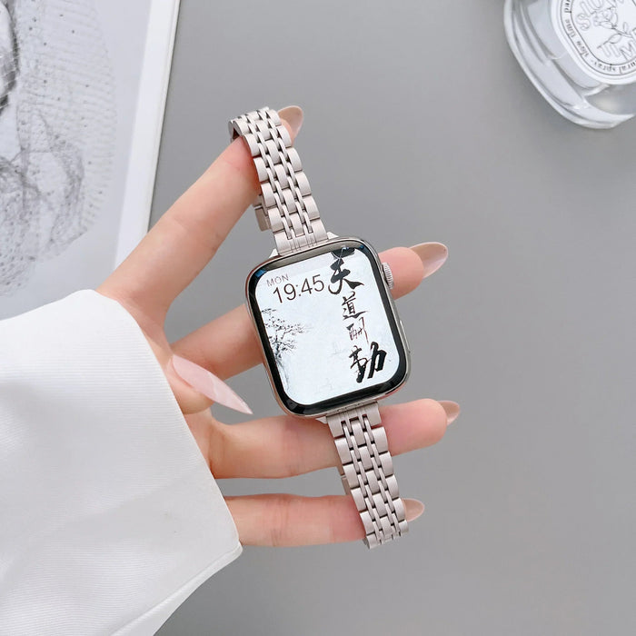 Starlight Apple Watch Band Series 11/10/9/8/7/6/5/4/ SE / Ultra 1/2/3 by Arleathercraft