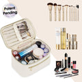 Vegan Leather Cosmetic Brush Bags Makeup Case : Milky White by Boutique 23