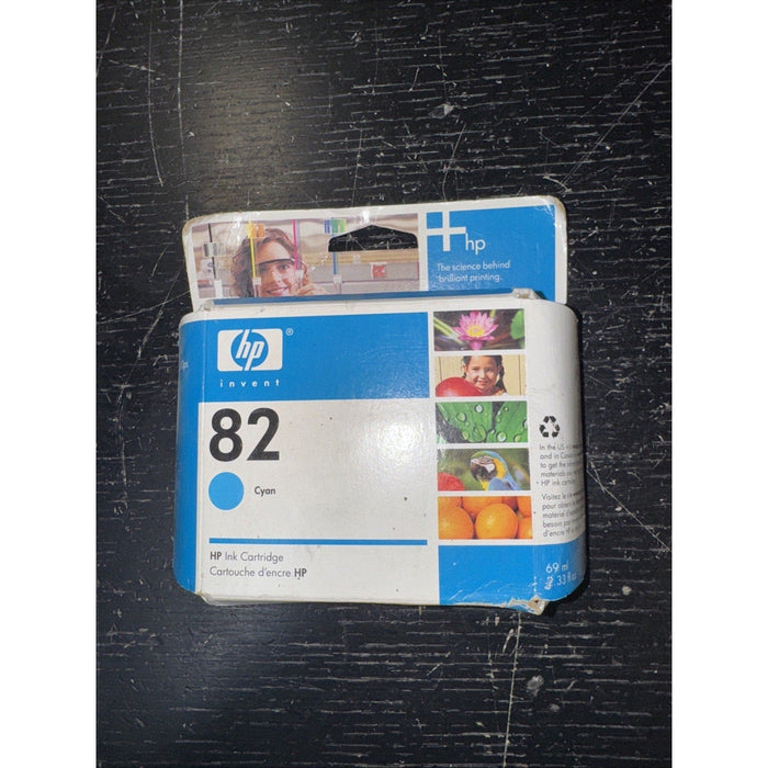 Genuine HP 82 Cyan Ink Cartridge (C4911A), Expired by Price Is Right Miami
