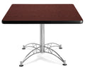 OFM Model LT42SQ 42 Multi-Purpose Square Table with Chrome-Plated Steel Base by Vanessa Jane
