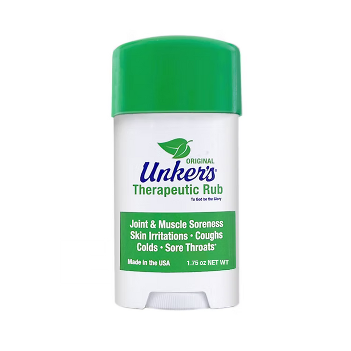 Unker's Therapeutic Rub No-Mess Stick 1.75 Oz by Pasteur Pharmacy