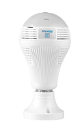 Silarius SIL-FISHBULB3MP 3MP WiFi, bulb fish-eye Camera, app (IC See) , TF card, 2-Way Audio , app can switch bulb on - 1.29mm lens (SILVER COLOR) by Silarius