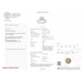 3Cttw Round Shaped Lab Grown Diamond (F/VS) Two Tone Cathedral Shank Solitaire Engagement Ring in 14K Gold by Fine Color Jewels