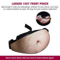 3D Beer Belly Waist Pocket Fanny Pack and Top Prank Gag Gift Travel Carry Pouch by DailySale