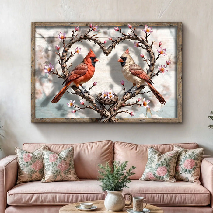3D Cardinals Wall Art V by Tailored Canvases