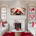 3D Cardinals Wall Art VI by Tailored Canvases