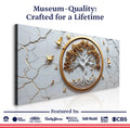 3D Celtic Tree of Life Wall Art - White by Tailored Canvases