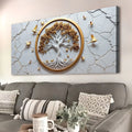 3D Celtic Tree of Life Wall Art - White by Tailored Canvases