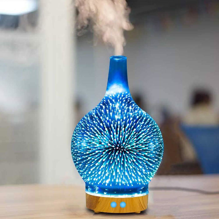 3D Changing Led Lights Aromatherapy Essential Oil Diffuser by DailySale
