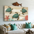 3D Coastal Wall Art VII by Tailored Canvases
