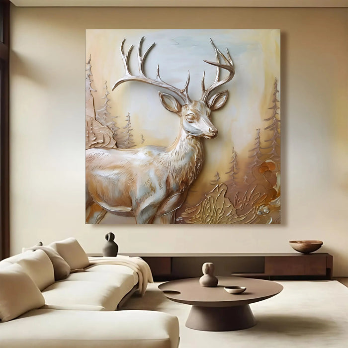 3D Deer Wall Art by Tailored Canvases