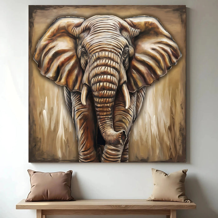 3D Elephant Wall Art by Tailored Canvases