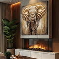 3D Elephant Wall Art by Tailored Canvases