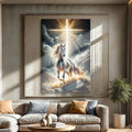 3D Horse Faith Wall Art II by Tailored Canvases
