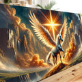 3D Horse Faith Wall Art V by Tailored Canvases