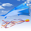 3D Kite Huge Frameless Soft Parafoil Giant Dolphin by DailySale