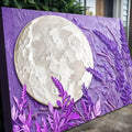 3D Lavander Moon Wall Art by Tailored Canvases