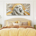 3D Majestic Lion Wall Art III by Tailored Canvases