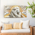 3D Majestic Lion Wall Art III by Tailored Canvases