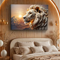 3D Majestic Lion Wall Art IV by Tailored Canvases