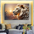 3D Majestic Lion Wall Art IV by Tailored Canvases