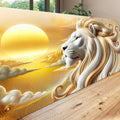 3D Majestic Lion Wall Art V by Tailored Canvases