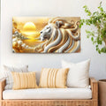 3D Majestic Lion Wall Art V by Tailored Canvases