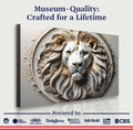 3D Majestic Lion Wall Art VI by Tailored Canvases