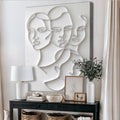 3D Minimalist Faces Wall Art by Tailored Canvases