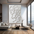 3D Minimalist Faces Wall Art by Tailored Canvases