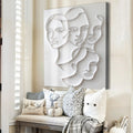 3D Minimalist Faces Wall Art by Tailored Canvases