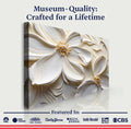 3D Minimalist Flower Wall Art II by Tailored Canvases
