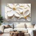 3D Minimalist Flower Wall Art II by Tailored Canvases
