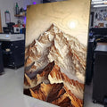 3D Minimalist Mountain Wall Art by Tailored Canvases
