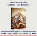 3D Minimalist Mountain Wall Art by Tailored Canvases