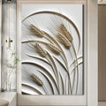 3D Minimalist Wheat Wall Art by Tailored Canvases