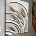 3D Minimalist Wheat Wall Art by Tailored Canvases