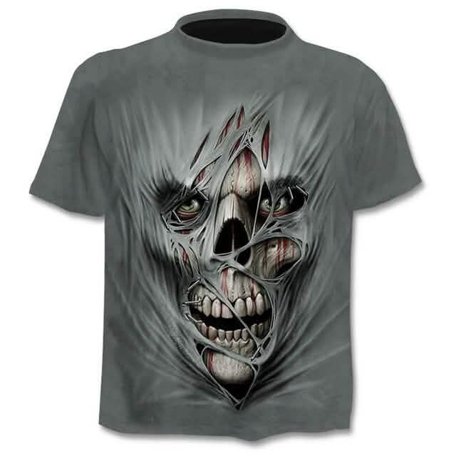 3D Print T Shirt Punk Style Clothing by DailySale