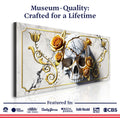 3D Rose and Skull Wall Art by Tailored Canvases