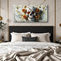 3D Rose and Skull Wall Art II by Tailored Canvases